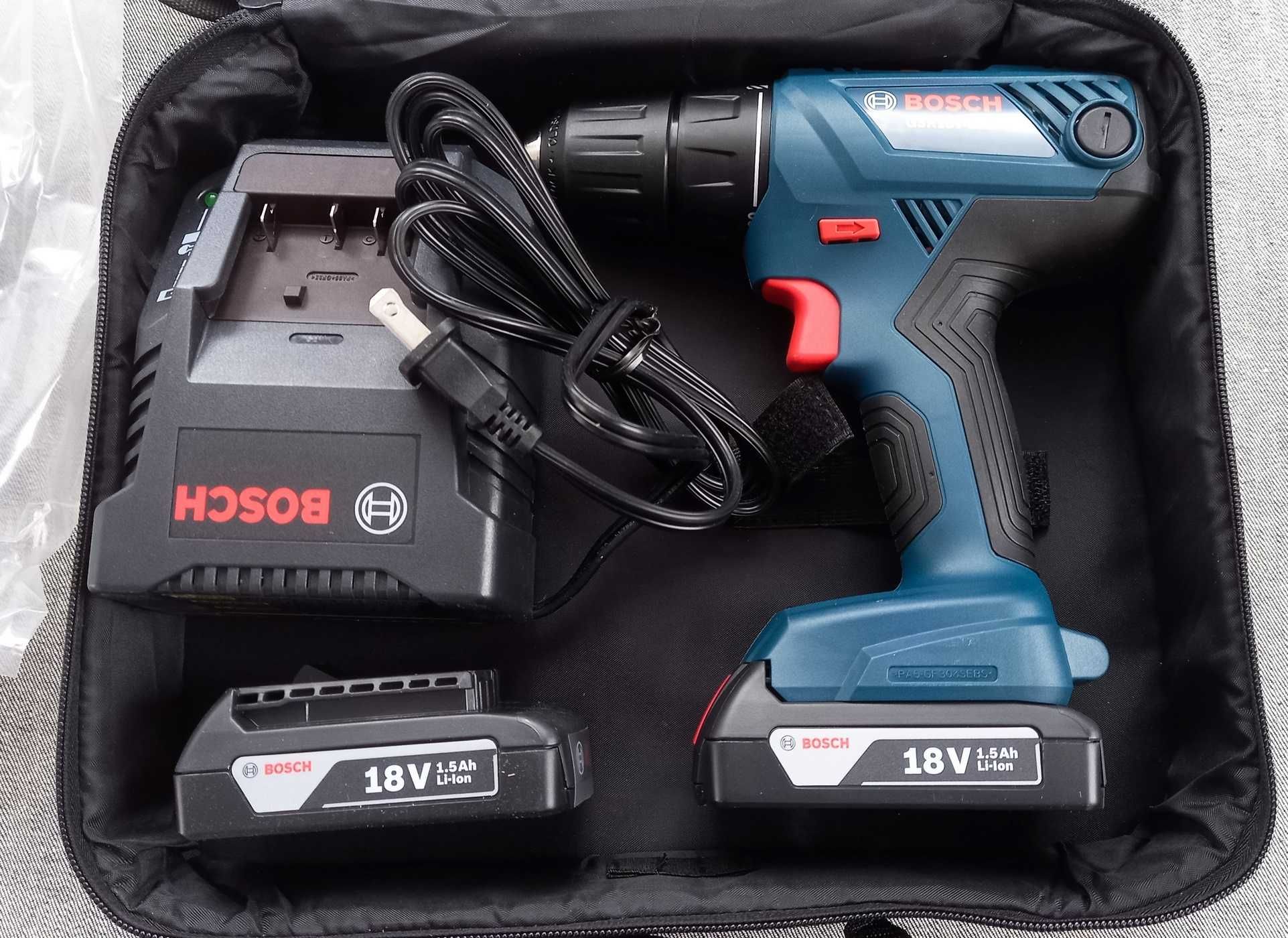 Шуруповерт оригинальний Bosch 18V GSR18V-190B22 + 2 акумулятори