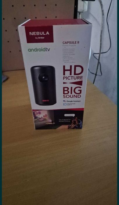 Projetor HD NebulaCápsula II | Portatil c/ bateria
