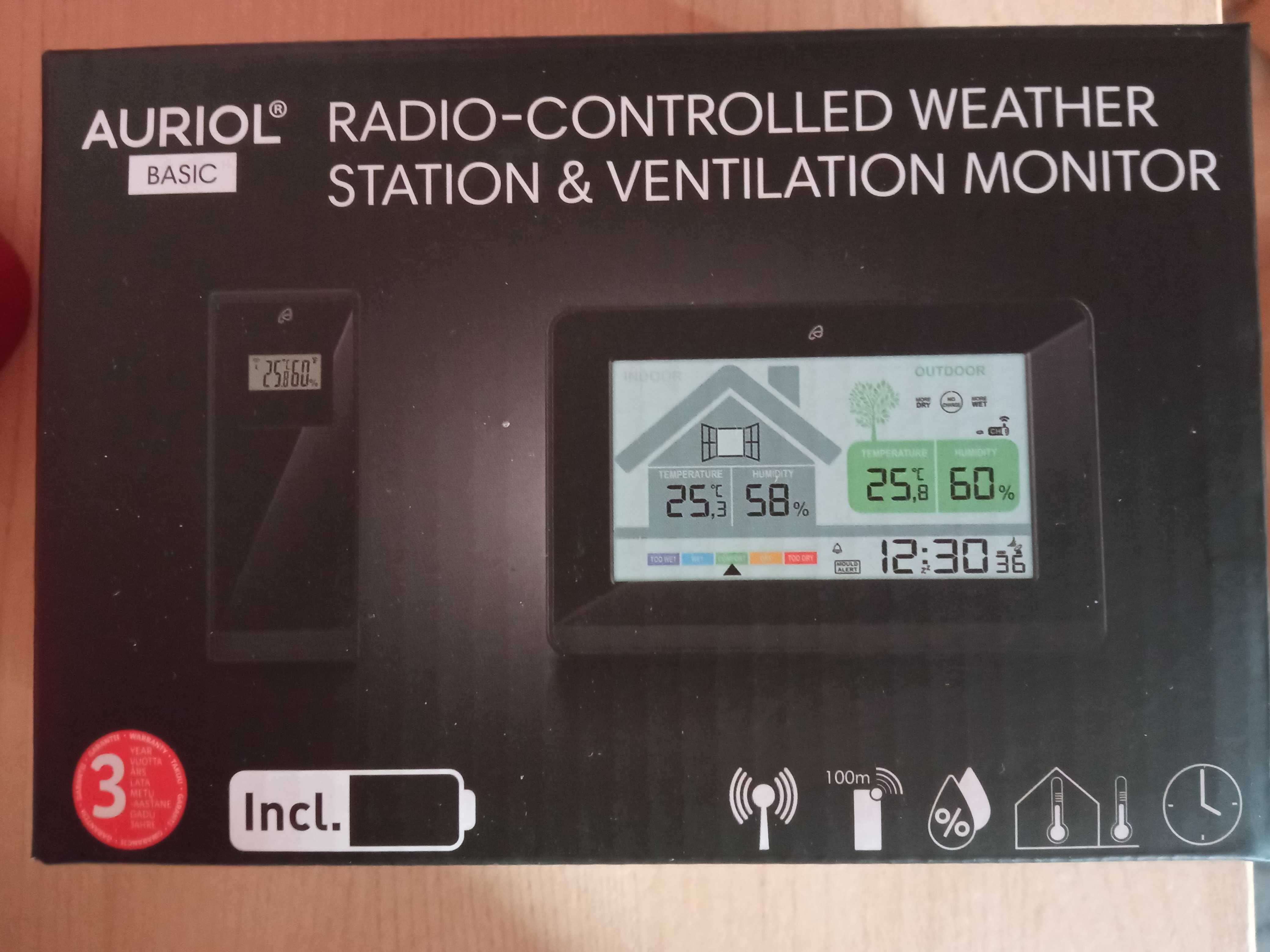 Stacja meteorologiczna sterowana radiowo