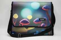 UNIKAT torba laptop 3 w 1 egz. baner grzybki mushrooms psychedelic NOW