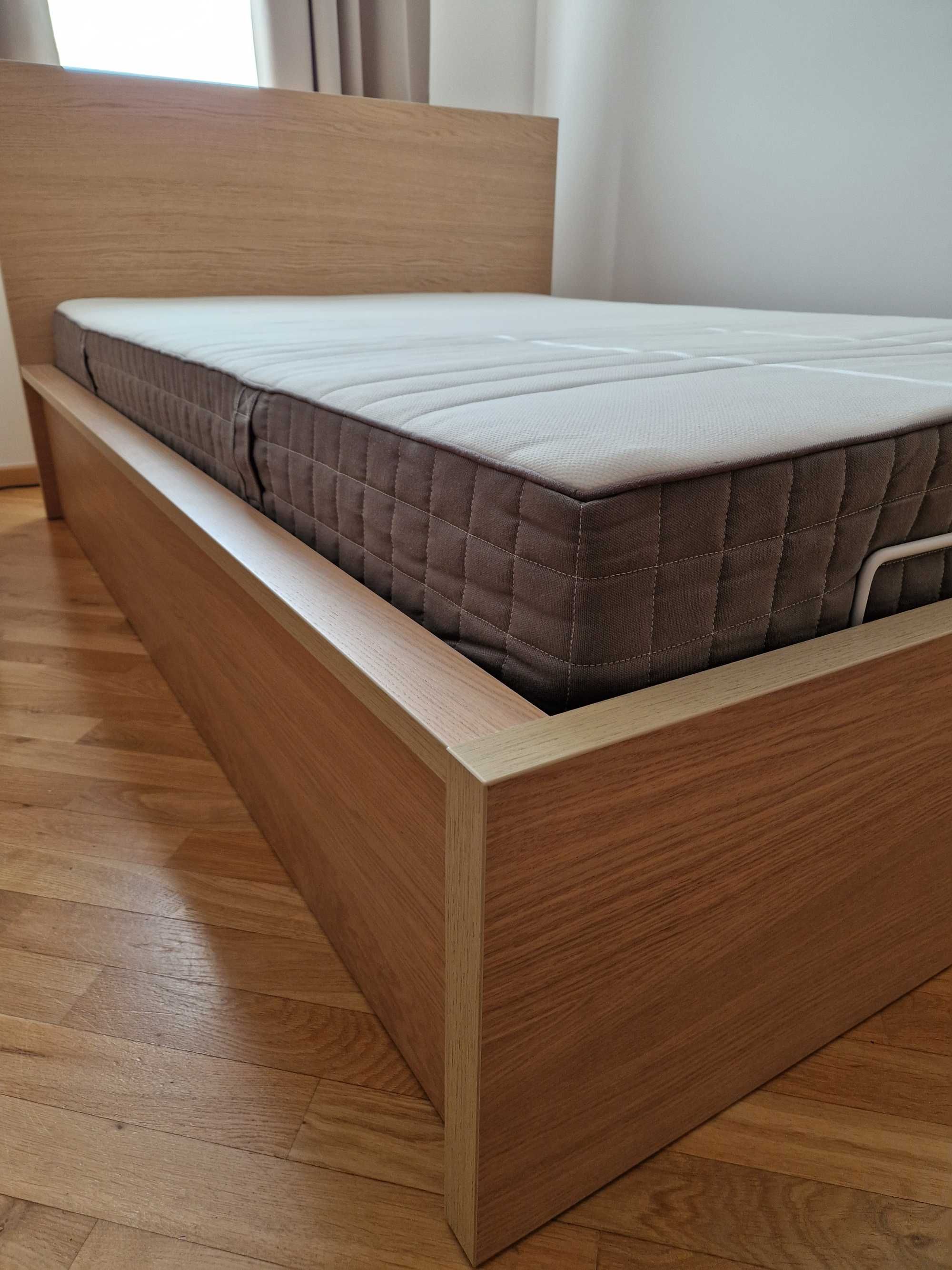 IKEA MALM łóżko z pojemnikiem 140x200cm