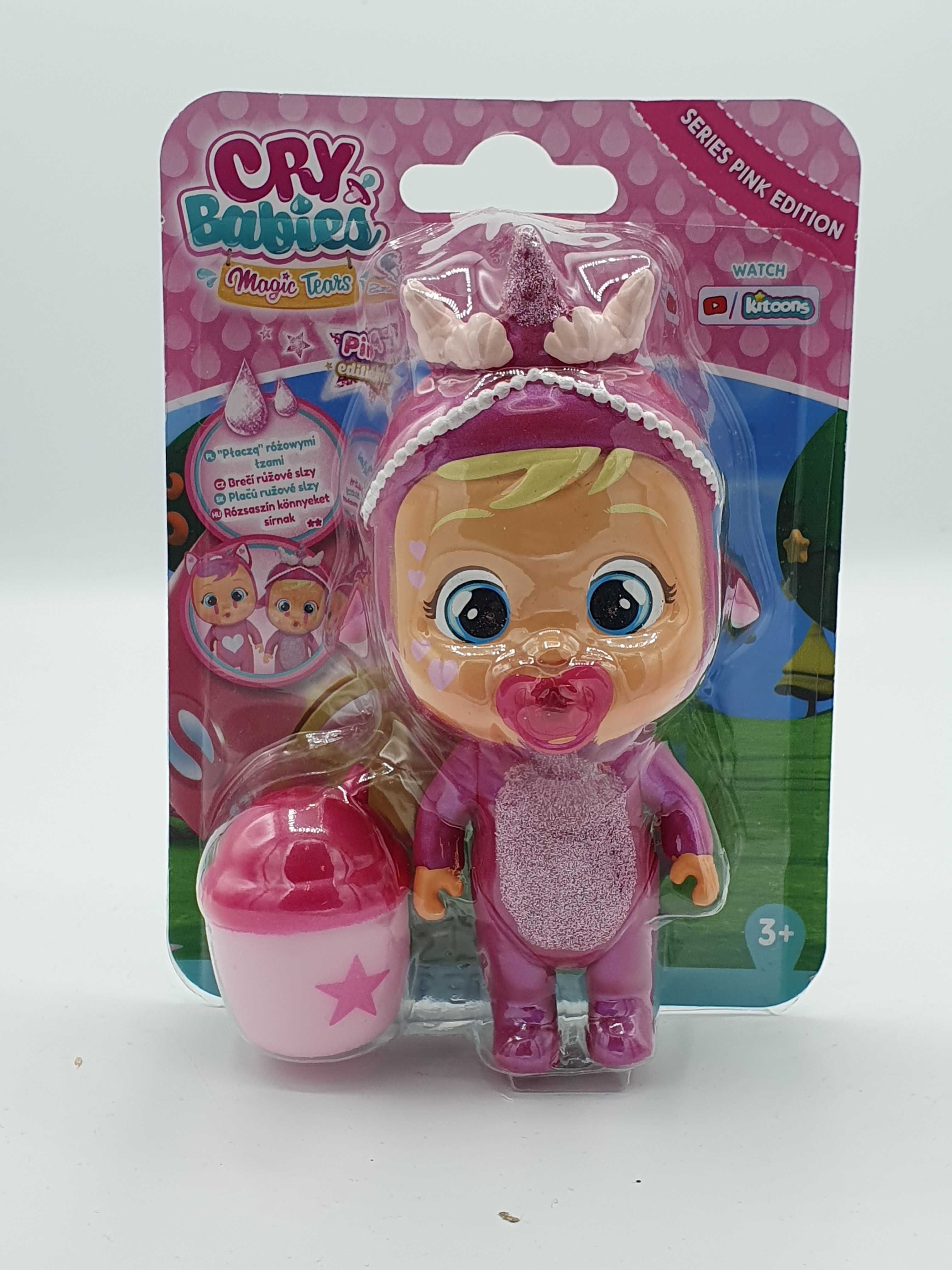 Lalka Cry Babies TM Toys Magic Tears Pink Edition 13 cm