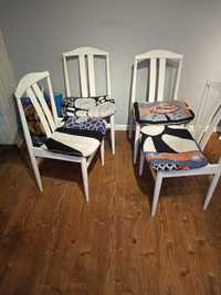 Krzesła drewniane PRL Gościno