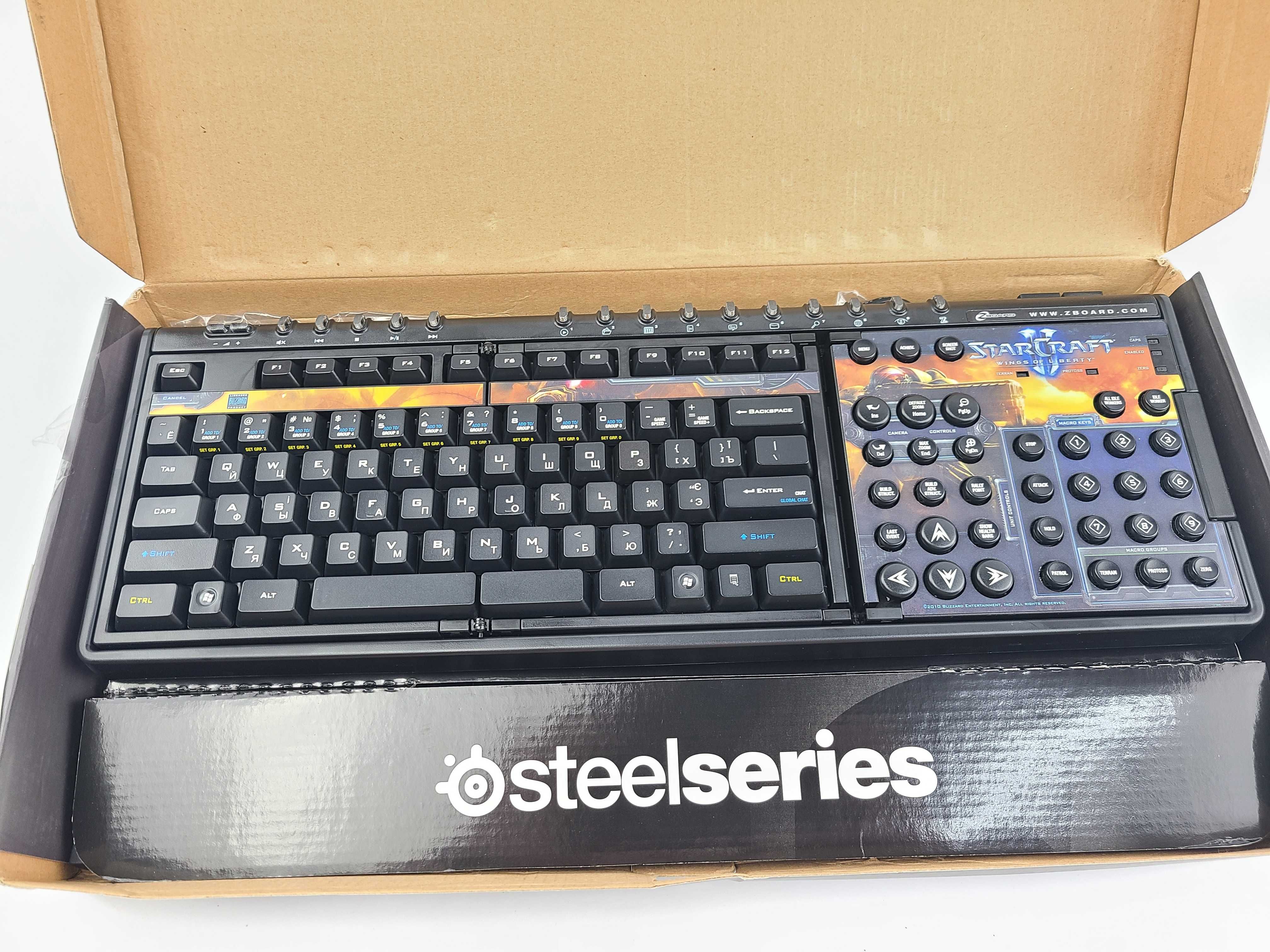 Клавіатура SteelSeries StarCraft II Limited Edition Zboard