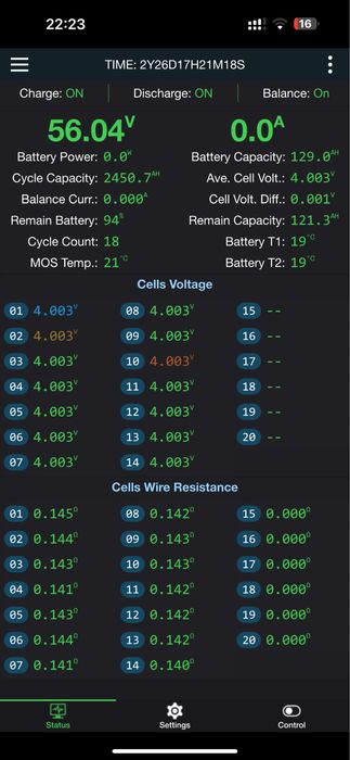 Акумуляторна система (ББЖ) + гібридний інвертор 5 кВт