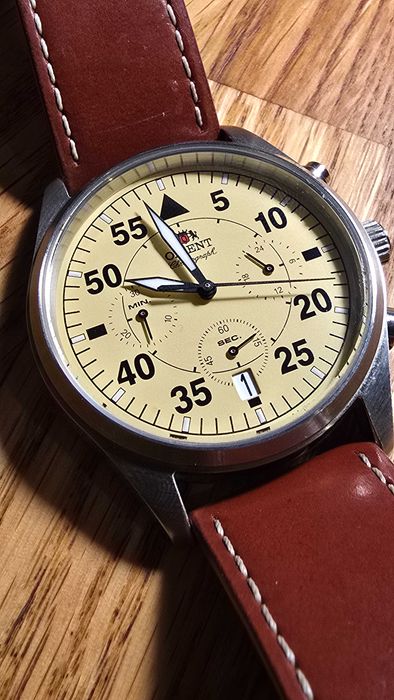 Piękny zegarek męski Orient RA-KV0503Y10B 42 mm 2023r na gwarancji