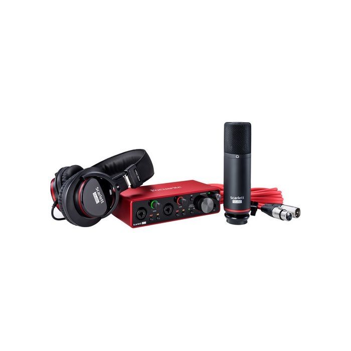 Audio Interface Focusrite Scarlett 2i2 Studio Pack 3rd Gen