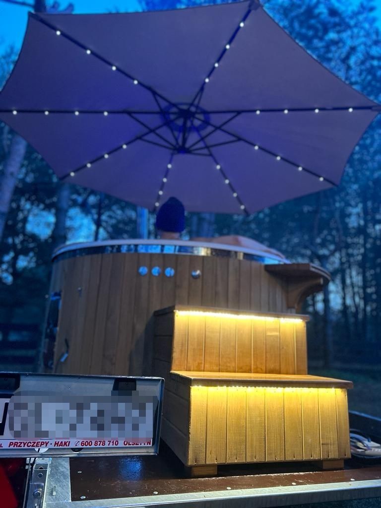 Mobilna balia/jacuzzi sauna na wynajem