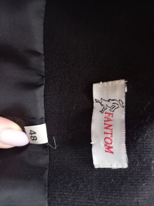 Czarny żakiet/ damska marynarka rozmiar 48