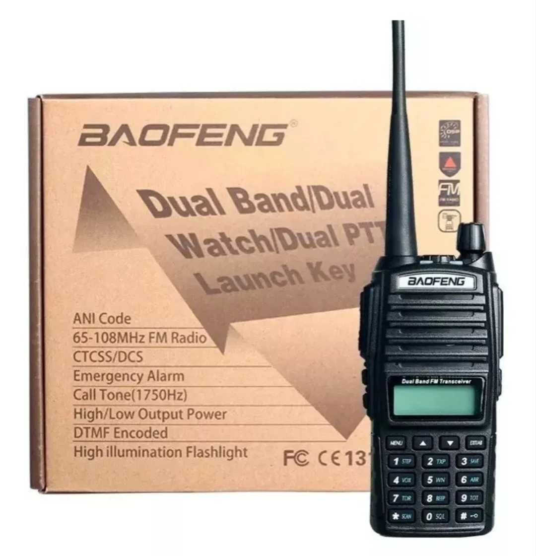 Radio Walkie Talkie Baofeng UV-82 TRI POWER Novo p/ entrega imediata