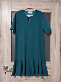 Zielona sukienka butelkowa zieleń RESERVED XS/s