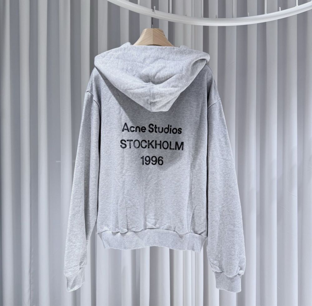 ‼️БЕЗ ПЕРЕДОПЛАТИ/ Сіре Худі Acne/ Acne Studios/ Кофта Акне/Репресент