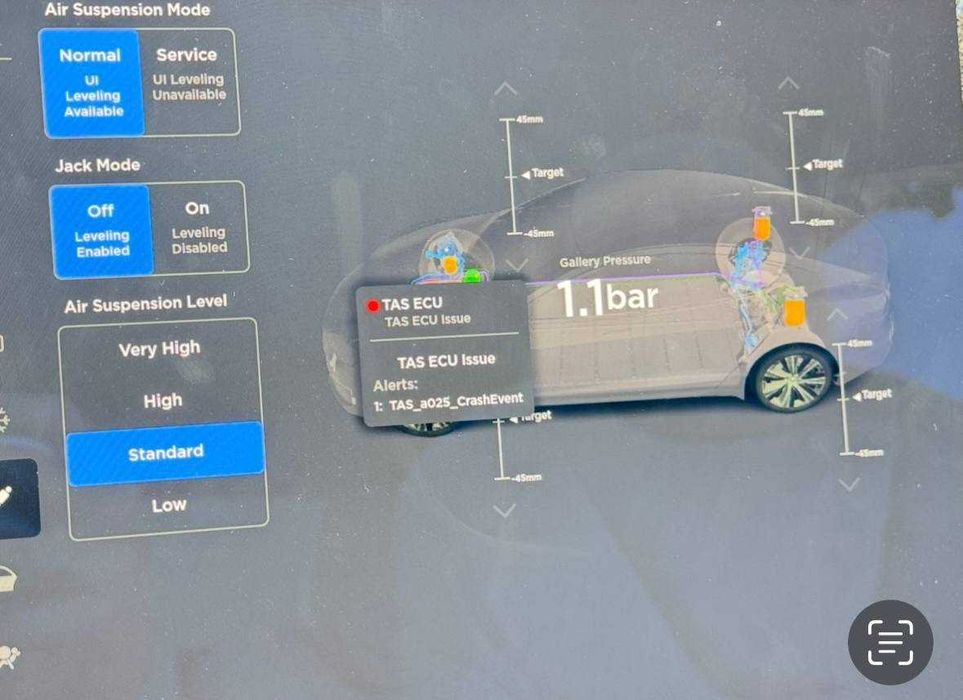 Tesla Відновлення акумулятора Crash АКБ Пневми Бодіка