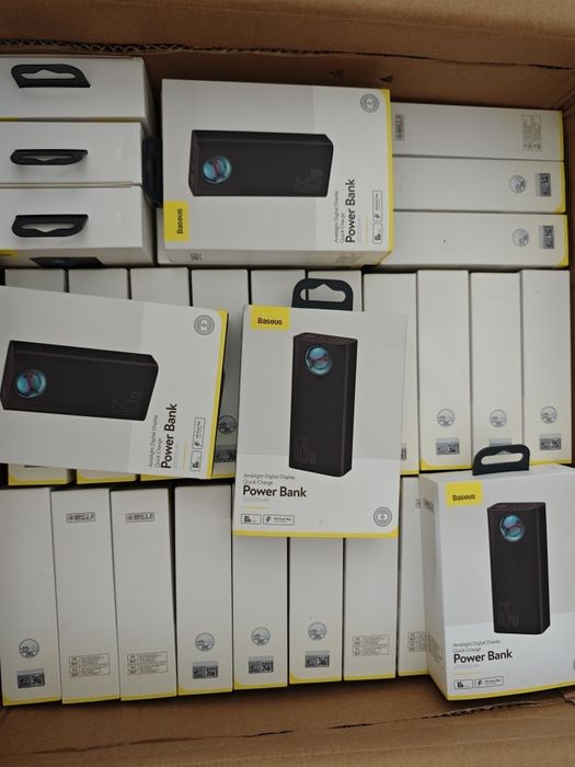 Павер банк Baseus 30000mAh 65W. Підійде для ноутбука та роутера