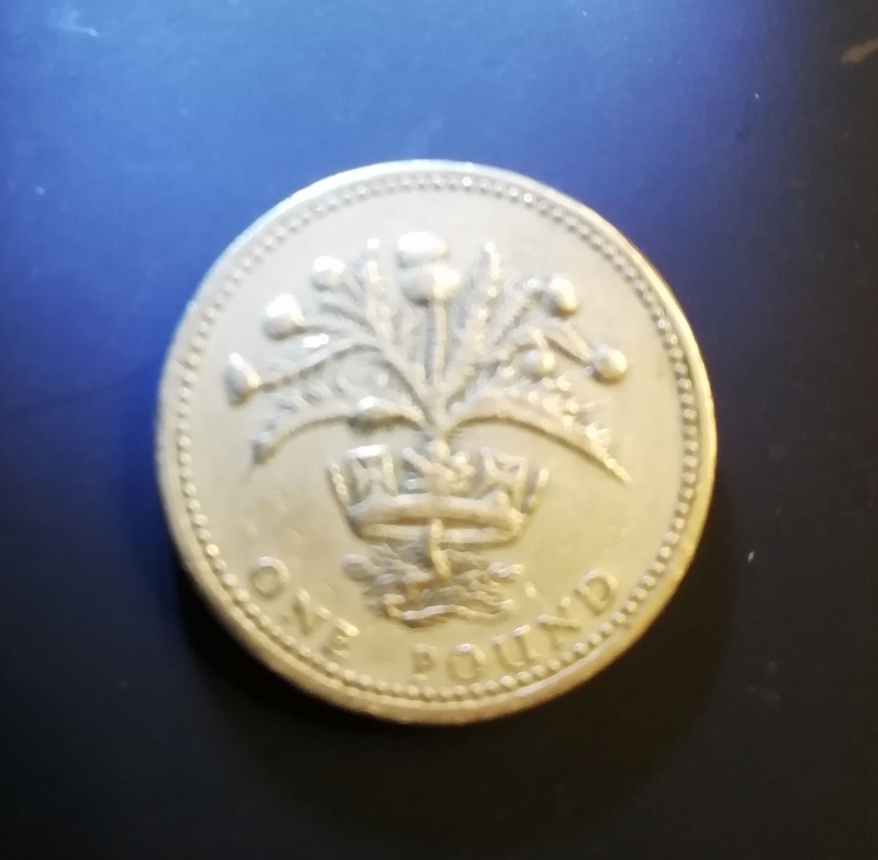 Moeda One Pound (1 Libra) Inglesa Rainha Elisabeth II