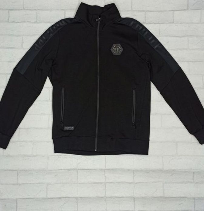 Спортивный костюм Philipp Plein чëрный без капюшона bt-56