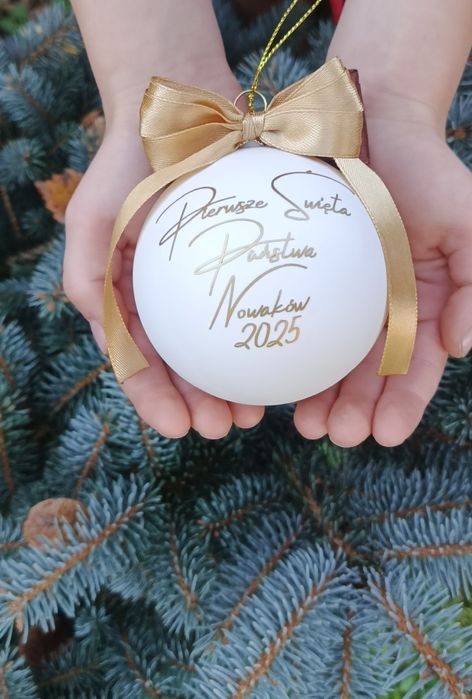Bombka Pierwsze Święta jako Państwo 2025