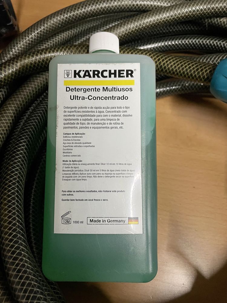 Lavadora de alta pressão Karcher NOVA + Mangueira + champô + suporte