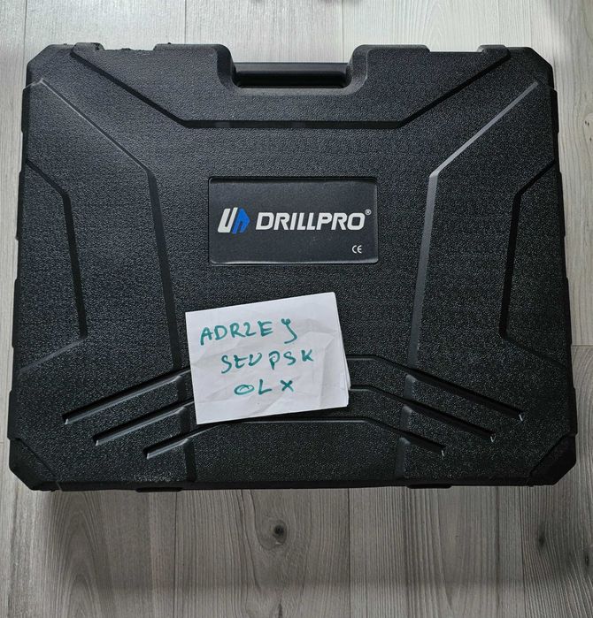 DRILLPRO klucz udarowy, młotek, wiertarka, szlifierka - zestaw 2x aku
