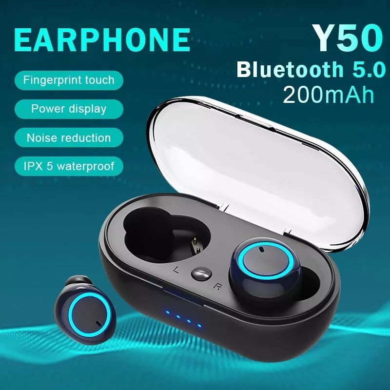 Y50 Słuchawki bezprzewodowe Bluetooth BT 5.0 TWS