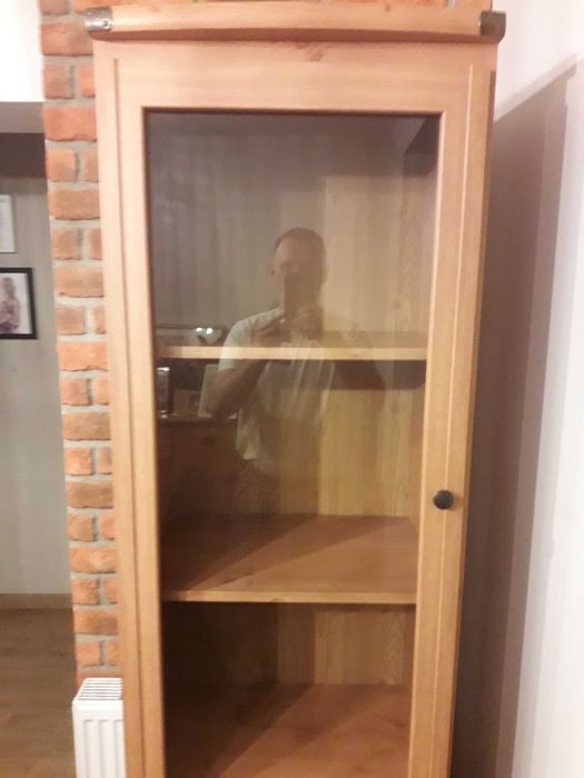 Witryn, biblioteczka  BOG-FRAN IDOL, sosna antyczna