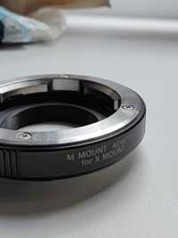 Адаптер переходник M mount for X mount Fujifilm / Leica