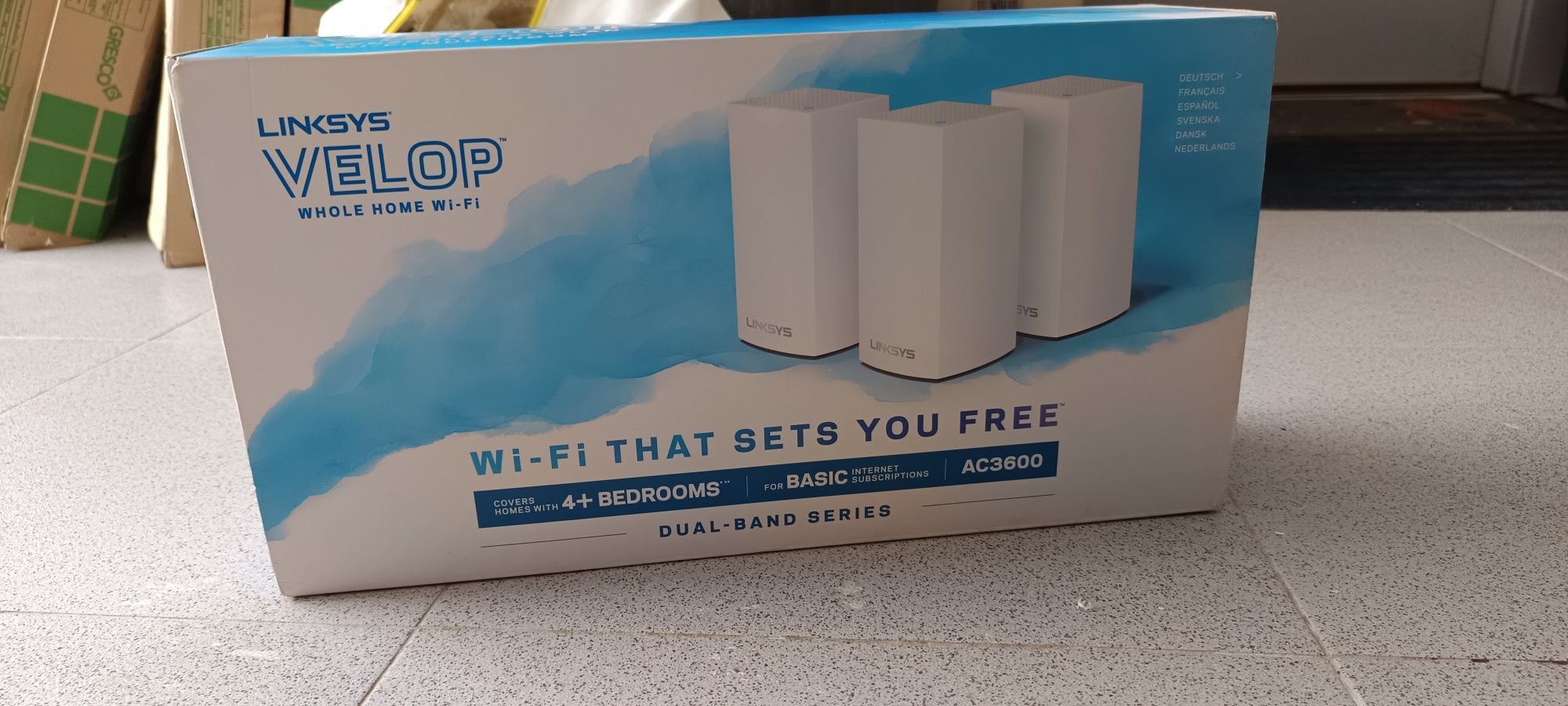 Velop Linksys 3 Nós Mesh Whole Home Wi-fi