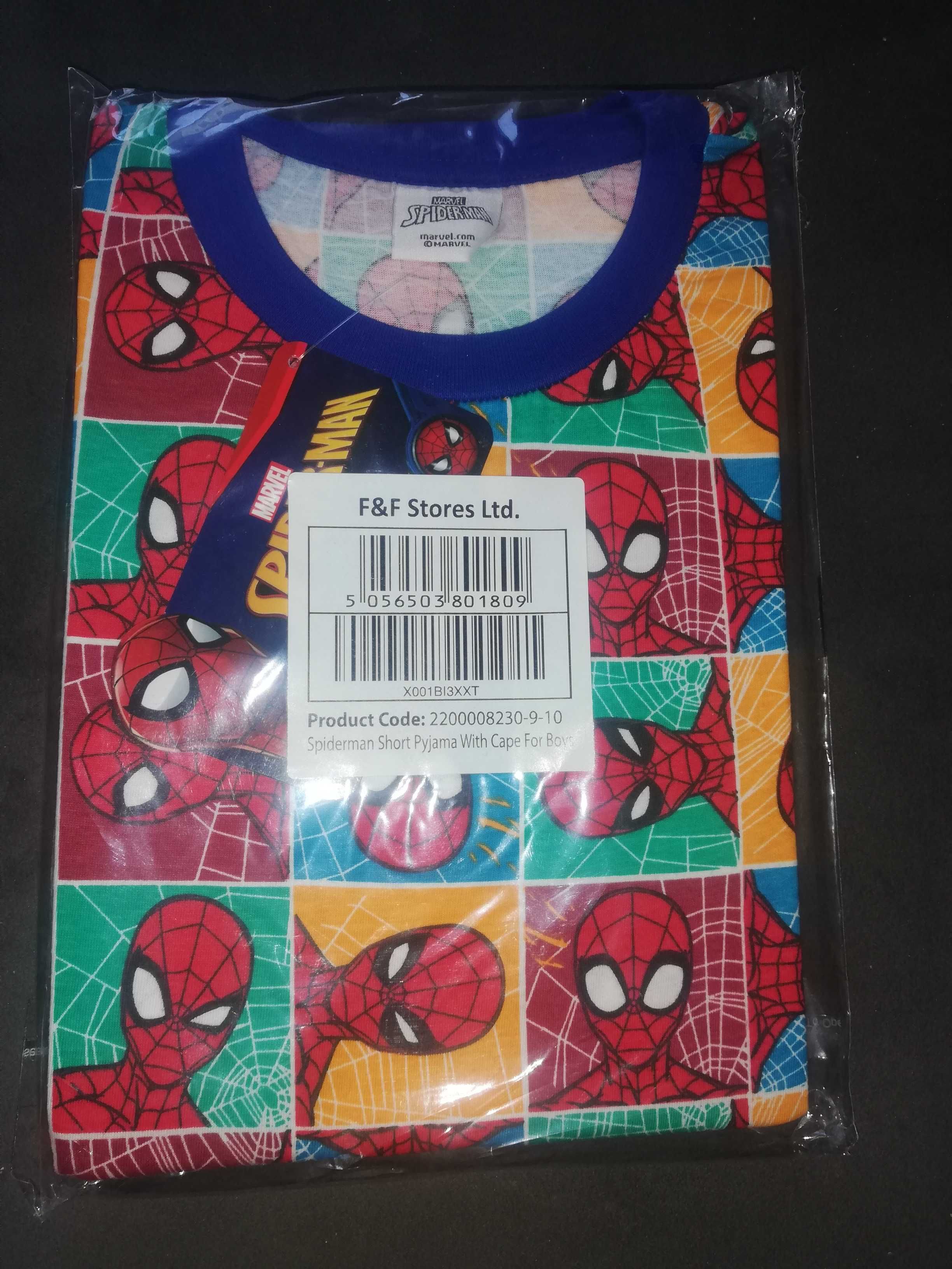 Piżama Kostium dla chłopca Marvel Spiderman 9-10 lat.