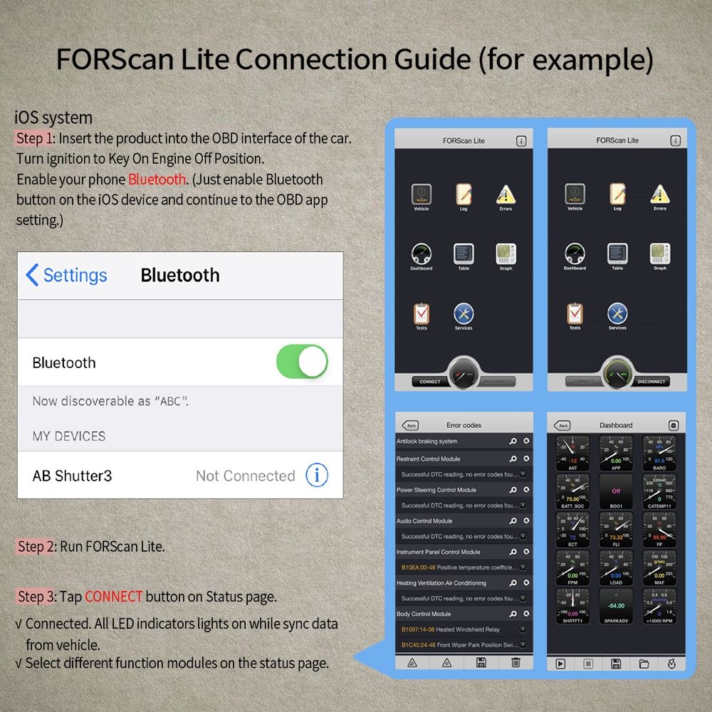 Автосканер VLinker FD+Bluetooth 4.0 Ford Forscan Android IOS