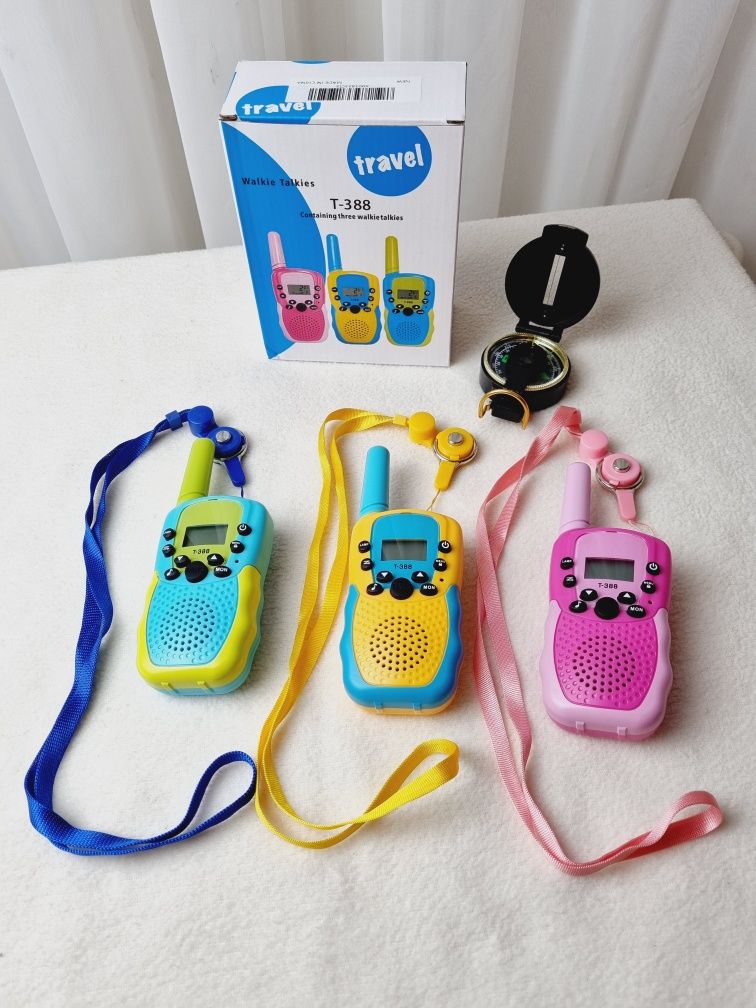 Walkie-Talkie krótkofalówki dla dzieci zestaw 3 szt. T-388