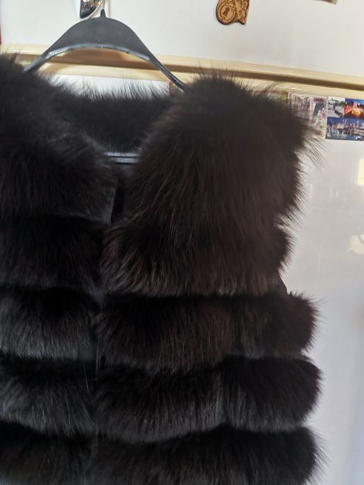 Шуба - трансформер із натурального песця. Розмір М.  У хорошому стані