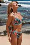 Kompletny strój bikini i top retro, vintage, NOWY, L