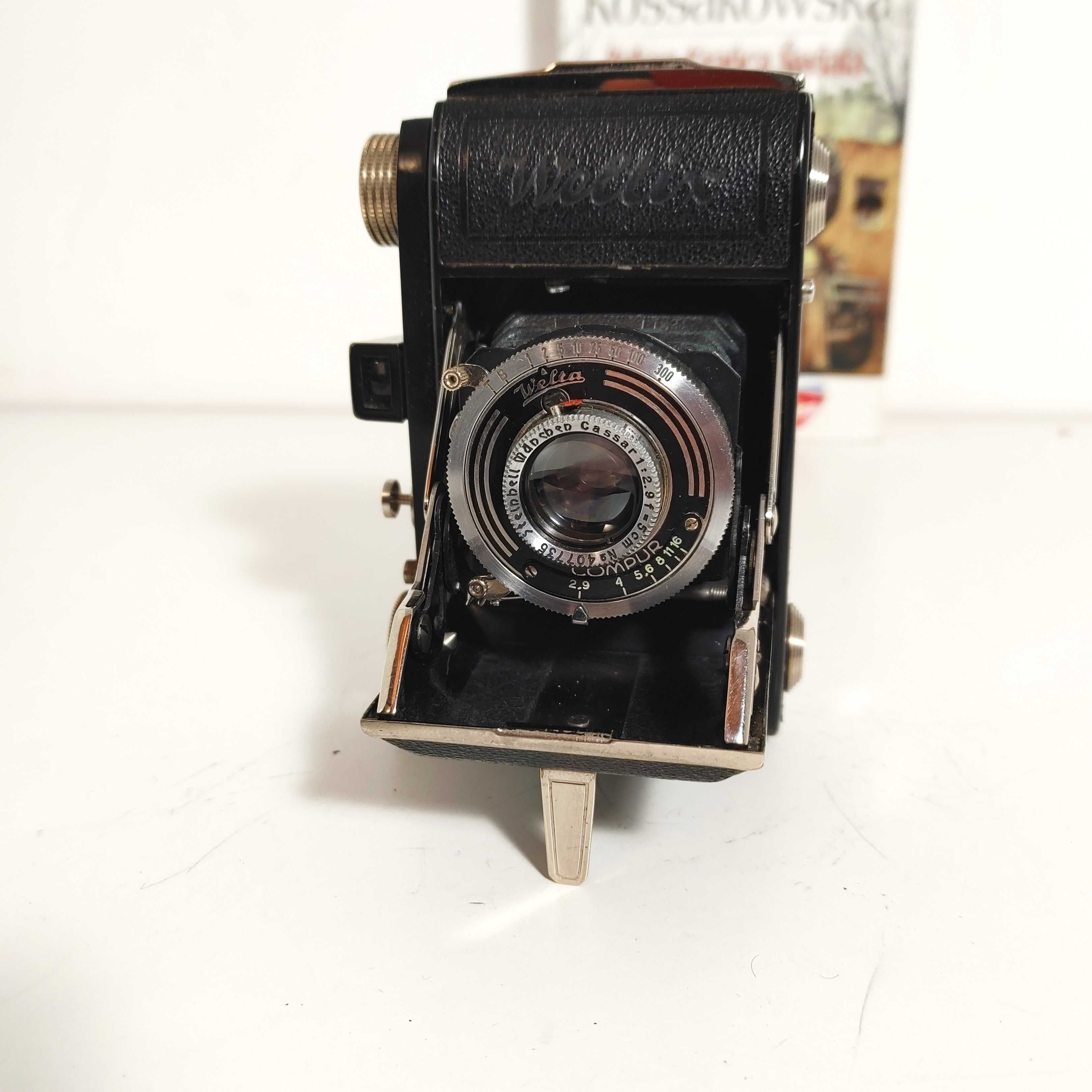 Wyjątkowy Welta Weltix fotograficzny aparat mieszkowy na film 35 mm