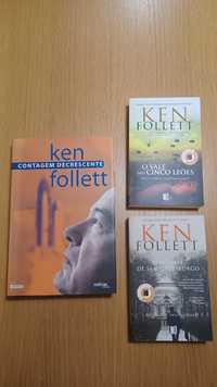 Pack de livros de Ken Follett novos