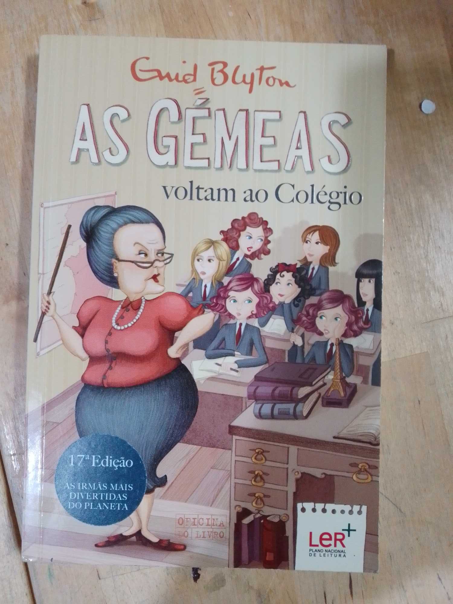 Livros da coleção Gémeas, Os Cinco e Adolescente em apuros