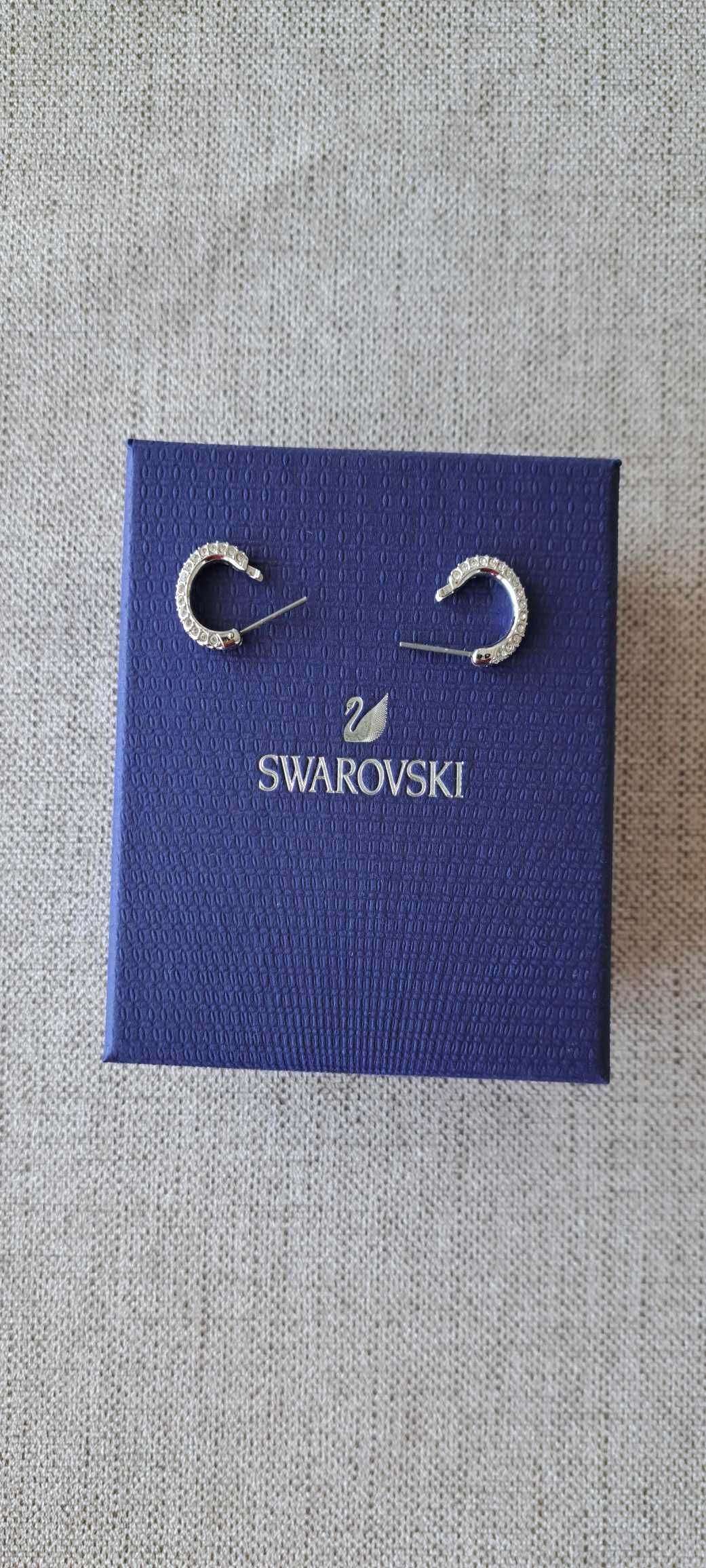 Argolas Swarovski com cristais