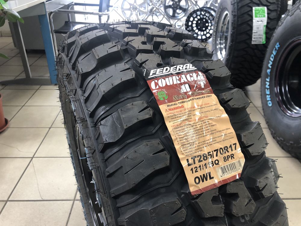 Koła terenowe Jeep Wrangler 5x127 ET0 9x17 opony Federal 285/70R17