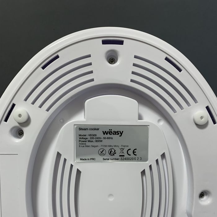 Большая электрическая пароварка Wëasy VEGE8