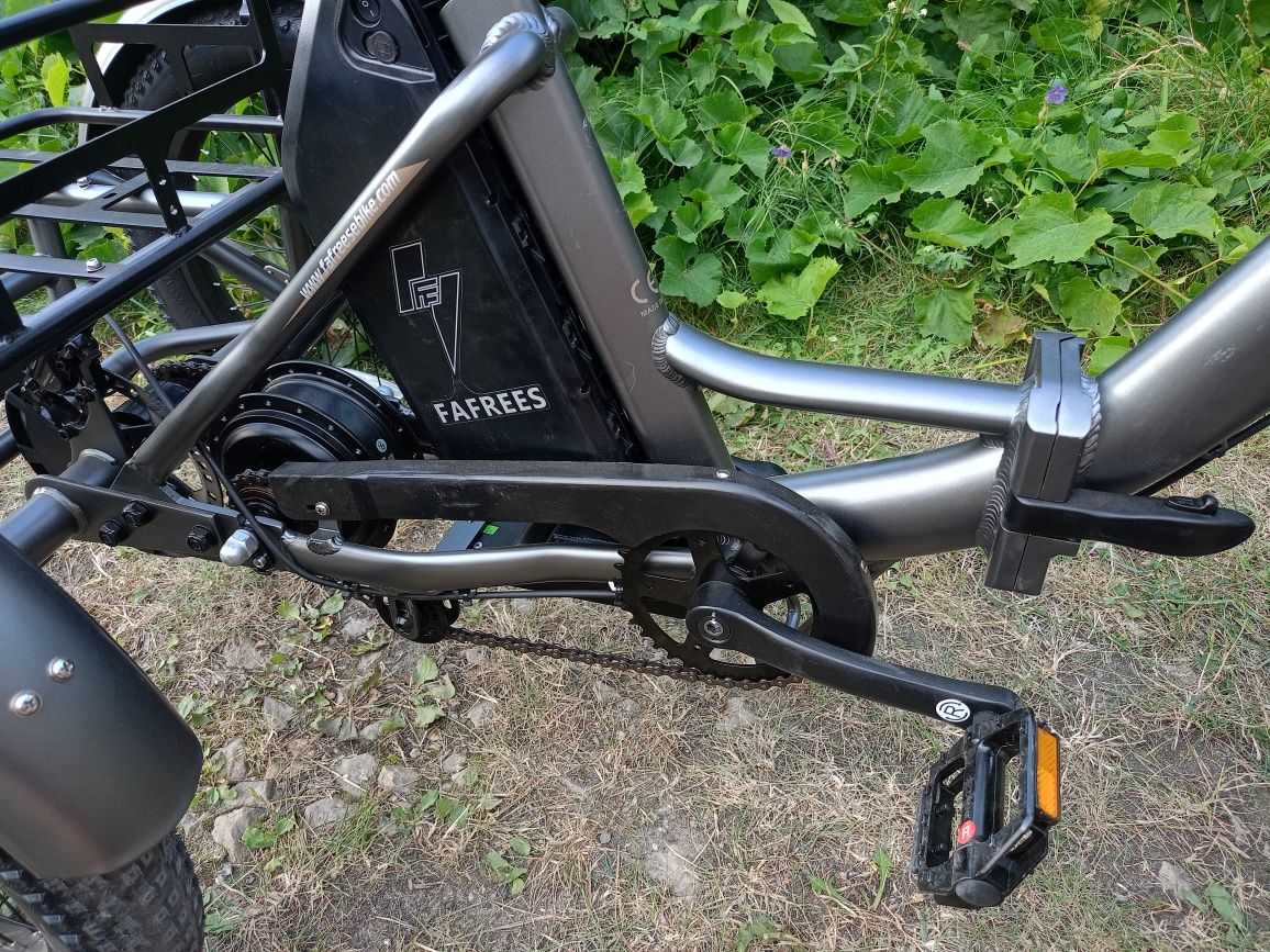 Rower elektryczny trójkołowiec
