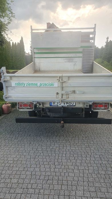 Iveco Daily 35C15 DoKa 7-osobowa, Wywrotka, Hak, Skrzynia narzędziowa.