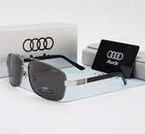 Óculos de sol Audi AD550 polarizados cinza escuro - NOVOS