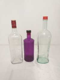 Butelki szklane 6 sztuk