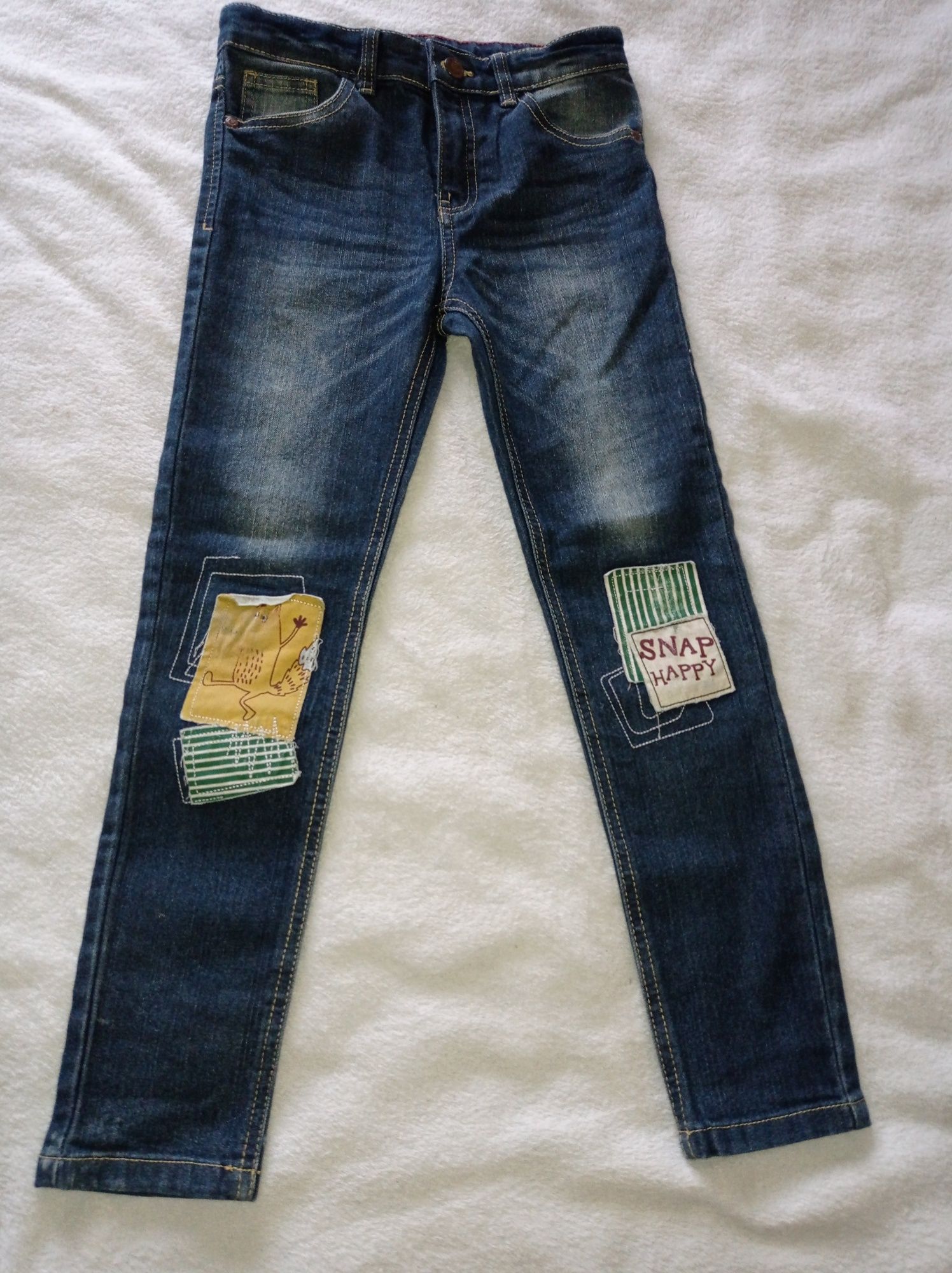 Spodnie chłopięce jeansy 134