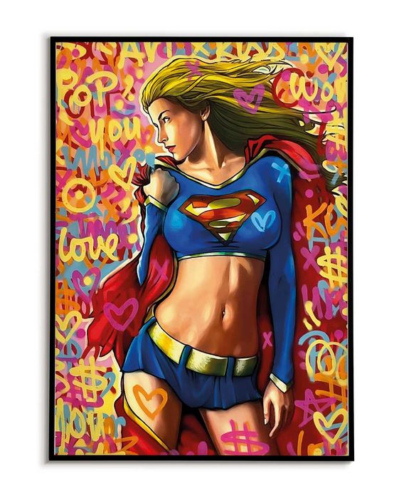 Superwoman plakat A3 komiksowy