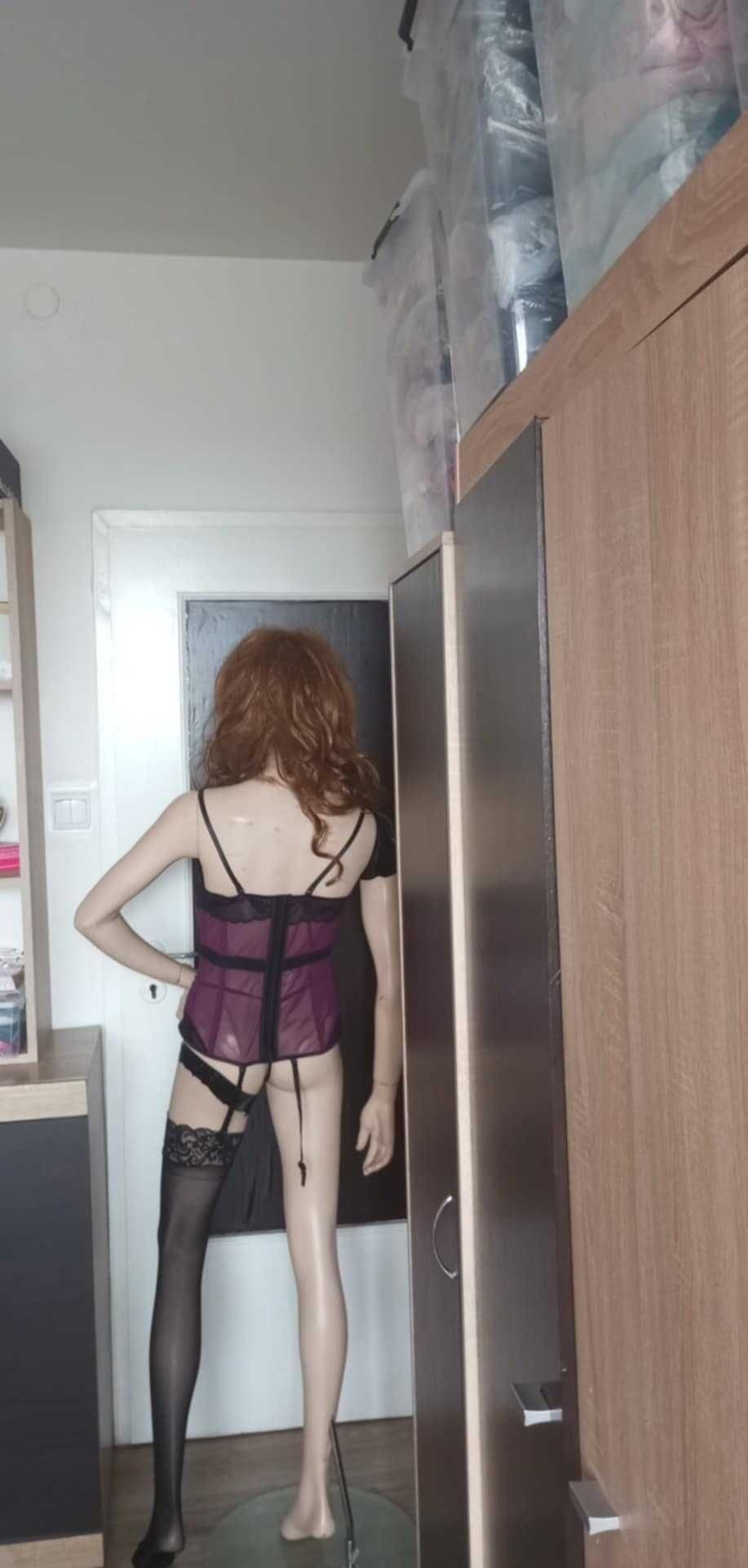Zestaw duży gorset, stringi nr 2 rozm XL