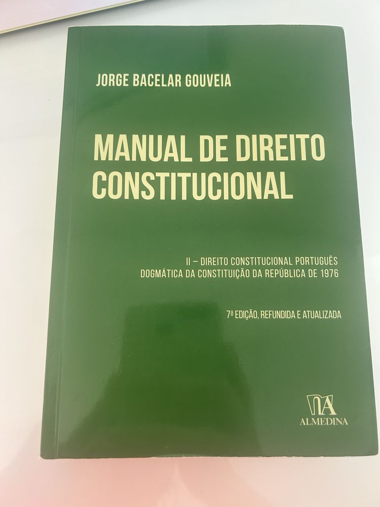 Manual de Direito Constitucional I e II