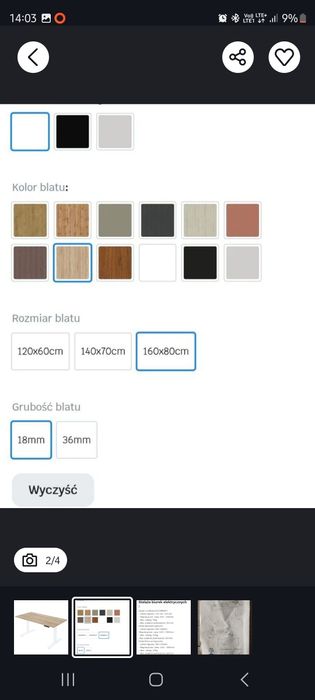 Biurko ergonomiczne z regulacją wysokości