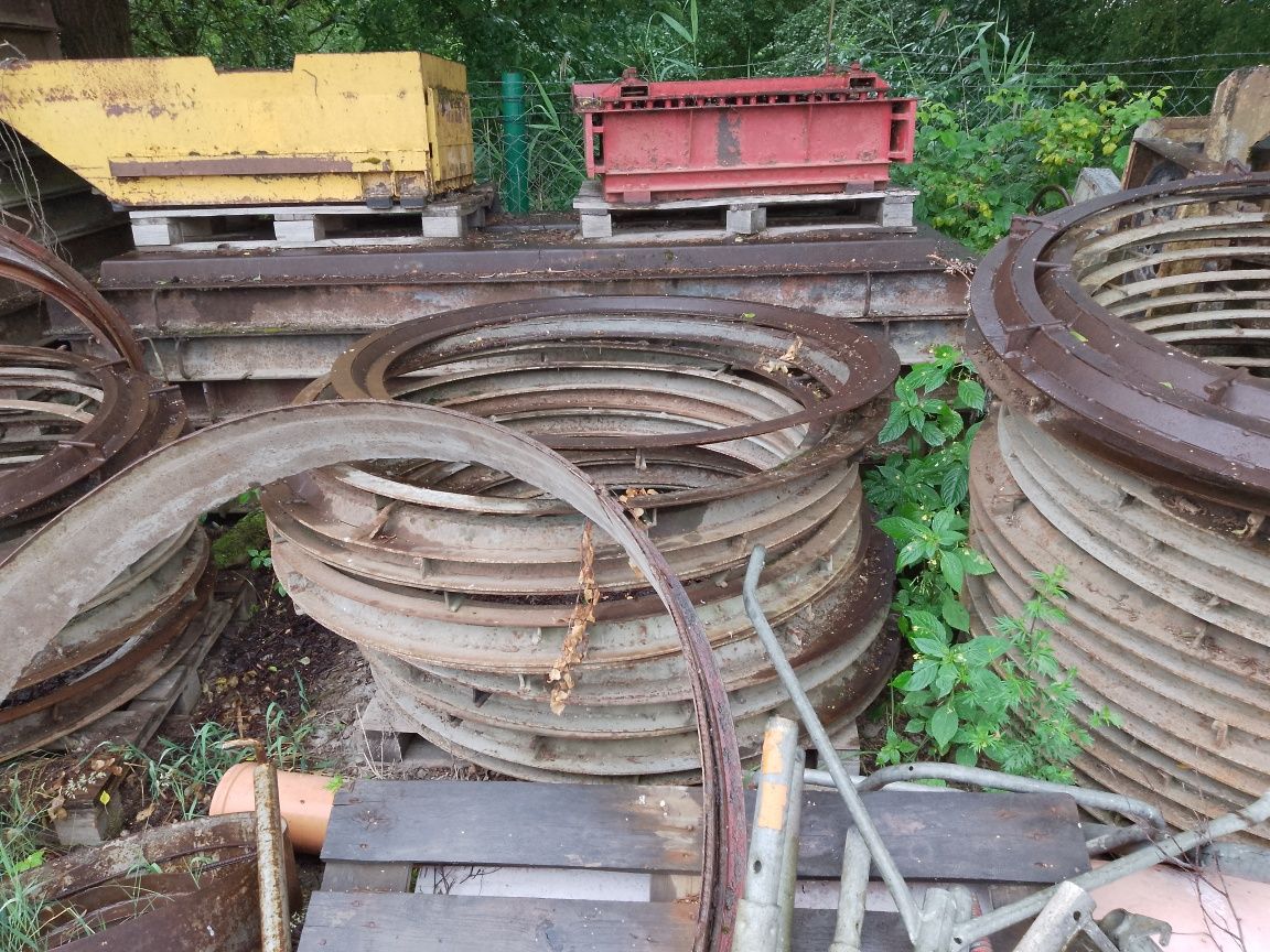 Formy do kręgów betonowych .