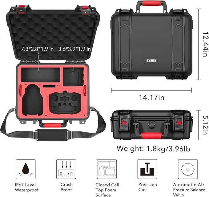 Etui Symik P330-MMDL Mini 4 Pro DJI Mini 3 Pro Fly More Combo DJI RC 2