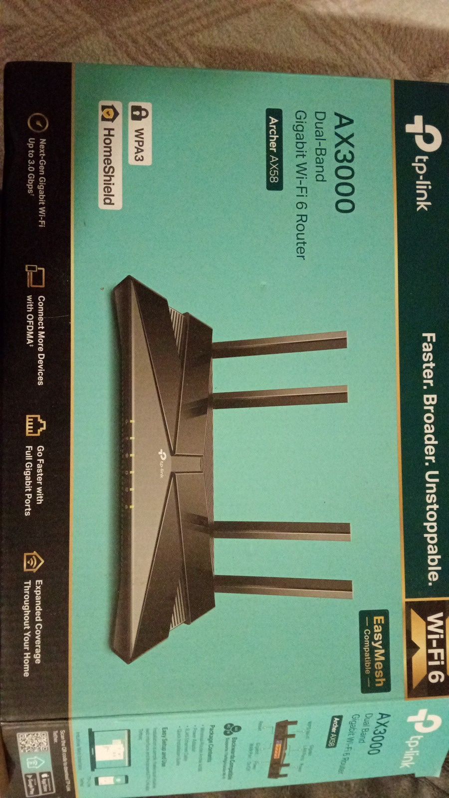 Tplink archer AX58 WiFi 6